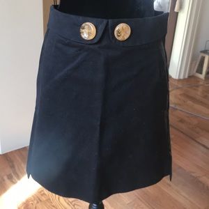 ELEVENSES Anthropologie Black Skirt CUTE